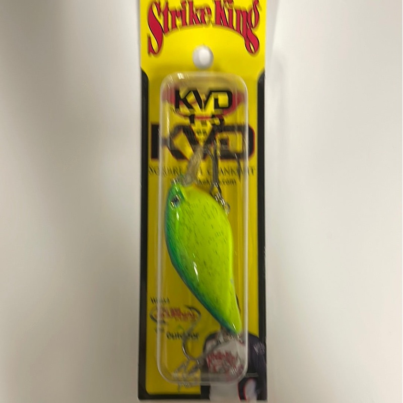 Strike King KVD 1.5 Dives 3-5 CHART BLUE BLACK SPATTERBACK