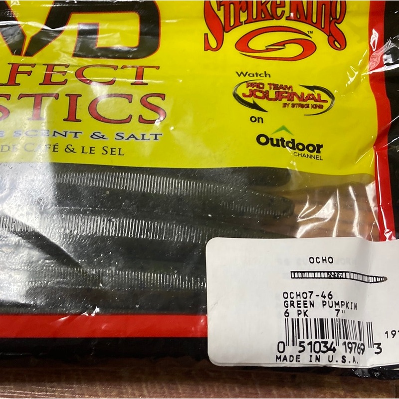 Strike King KVD Ocho 7 Green Pumpkin