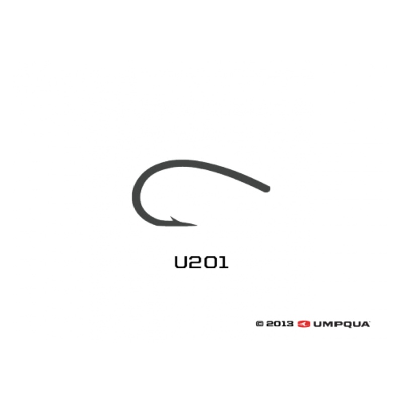 Umpqua U-Series U201 Curved Scud / Pupae Hooks – 50 Pack