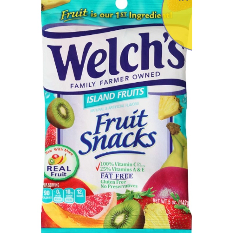 Welch’s Island Fruit Snacks H/B 5 oz.