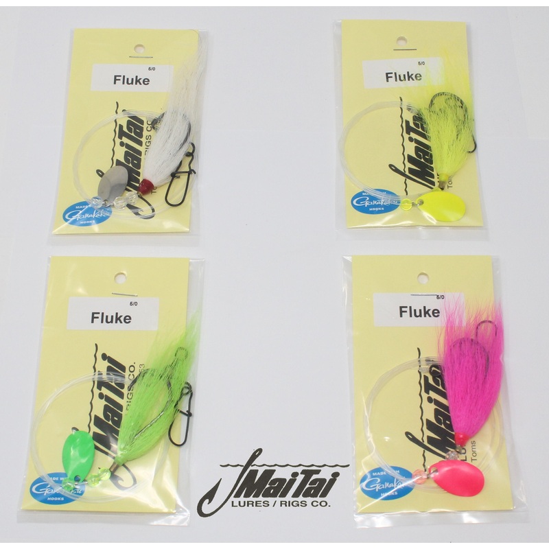 MaiTai Fluke Bucktail and Spinner Rig
