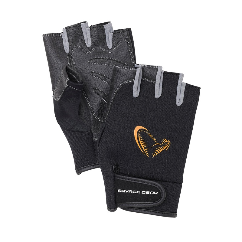 Savage Gear NEOPRENE HALF FINGER M BLACK