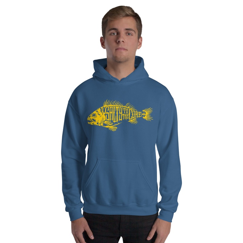 BHO “Salty to the Core” Bone Fish Men’s Hoodie