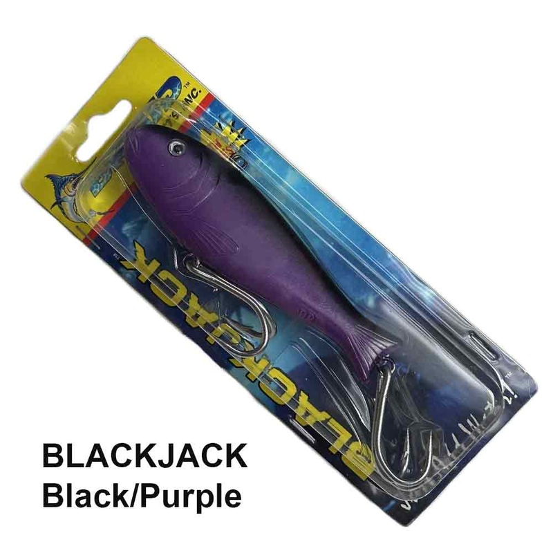 Braid 4 Black/Purple Blackjack Lure