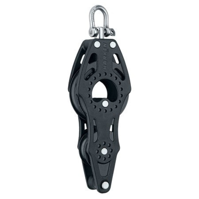 Harken 57mm Swivel Carbon Fiddle Block Swivel, Becket