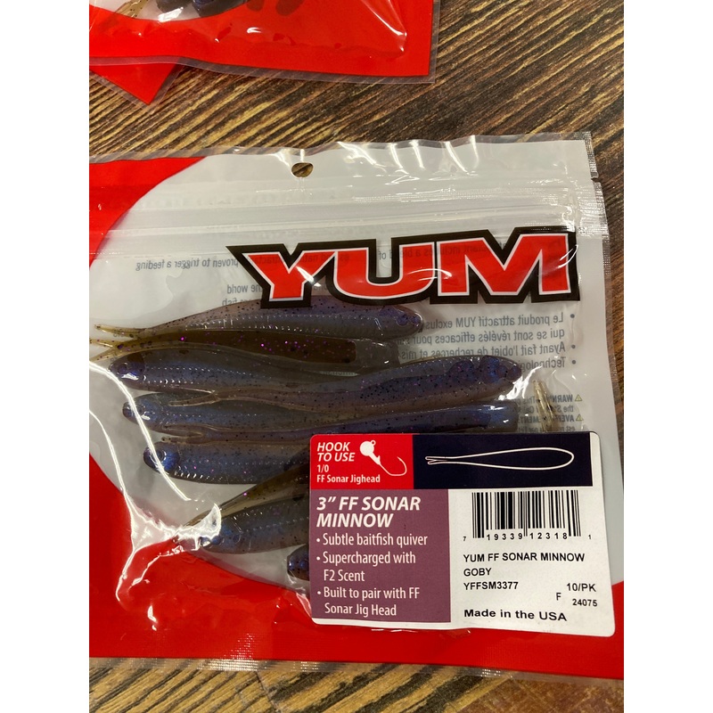 Yum Sonar Minnow 3″ Goby