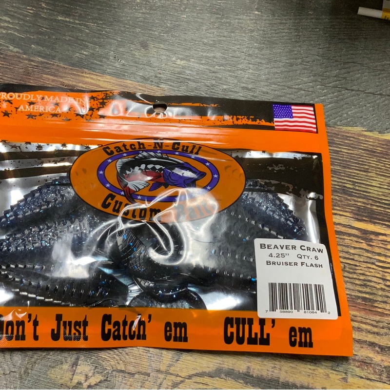 Catch-N-Cull Beaver Craw 4.25″ Bruiser Flash