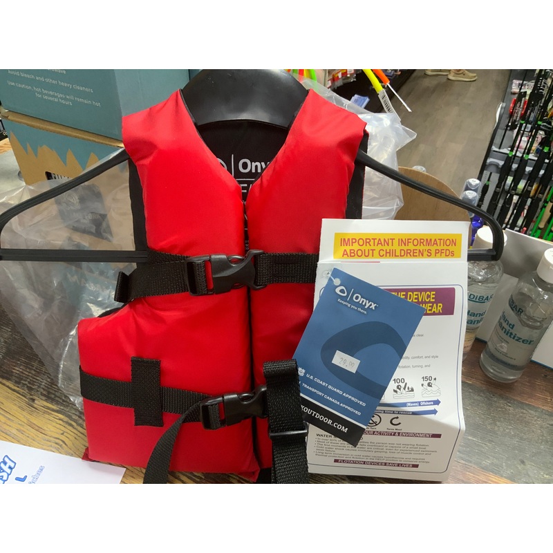Onyx Kids Life Jacket – Red
