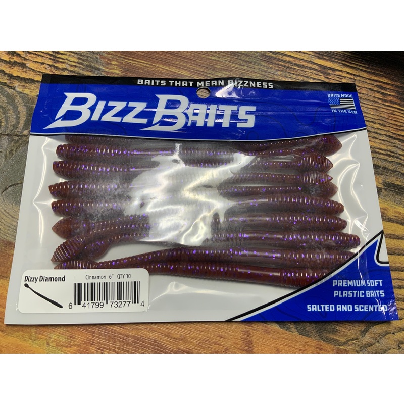 Bizz Baits Dizzy Diamond 6″ Cinnamon
