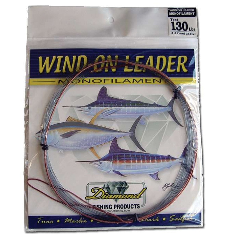 Diamond Fishing Products Hi-Catch Monofilament Wind-On Leaders