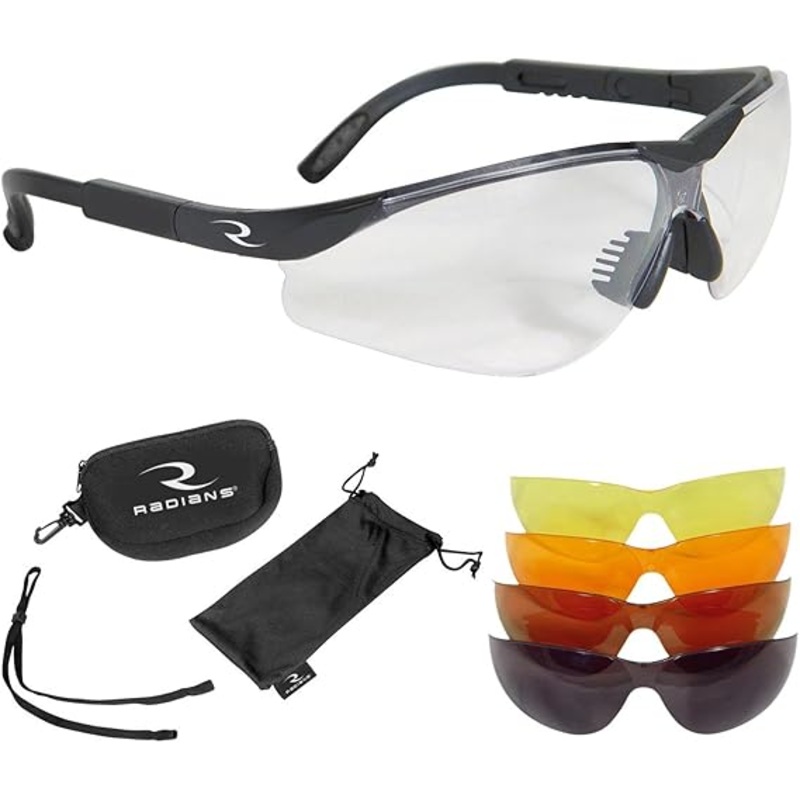 Radians T-85 Safety Shooting Glasses with assorted Lens