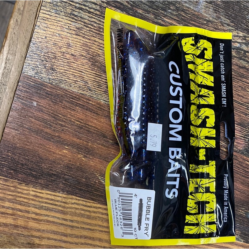 Smash Tech Bubble Fry 4″ Blue Fleck