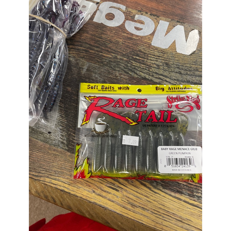 Strike King Rage Baby Menace – Green Pumpkin