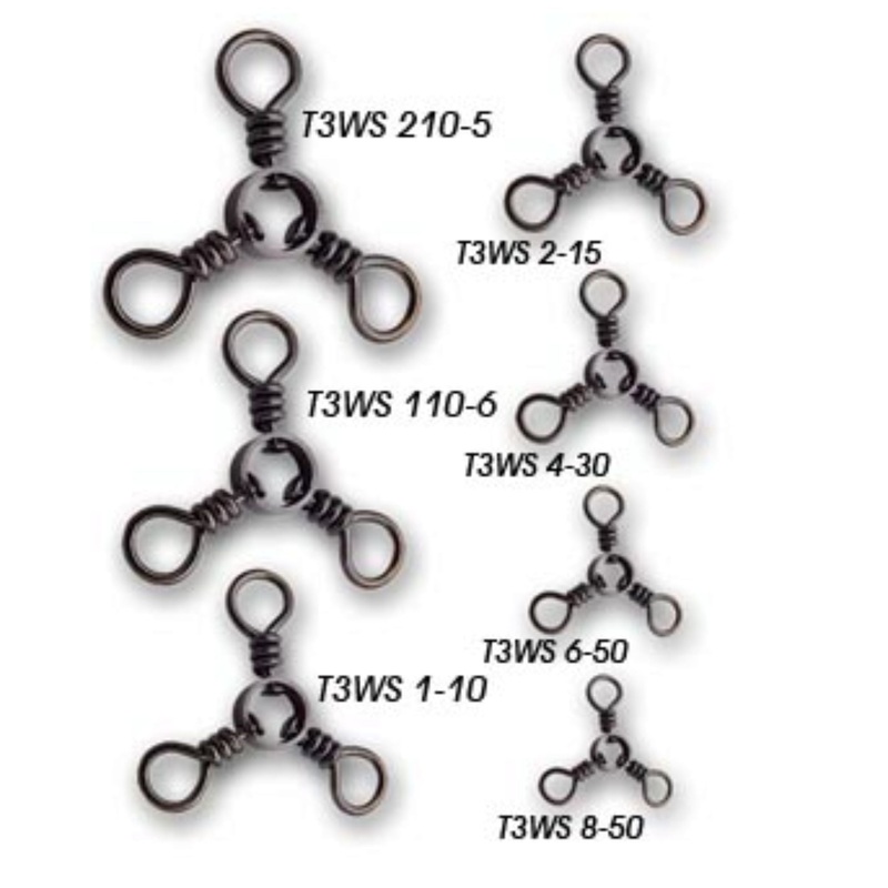 Tsunami Three-Way Swivels