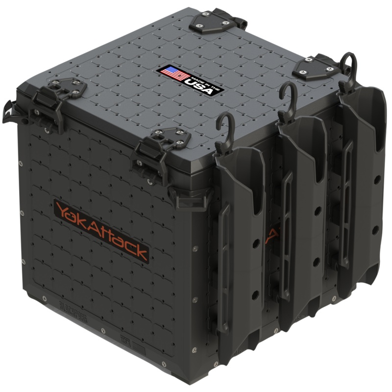 YakAttack BlackPak Pro Kayak Fishing Crate – 13″ x 13″