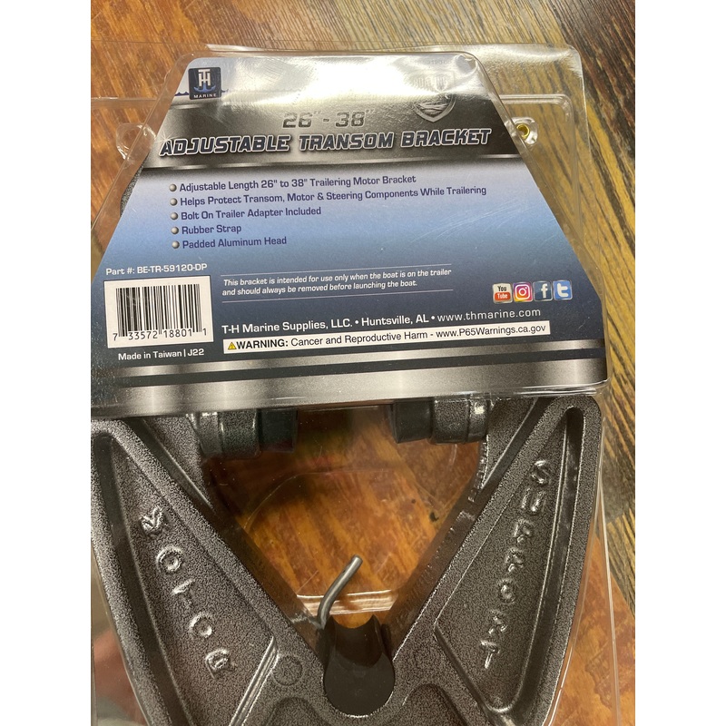 26 – 38 Adjustable Transom Bracket