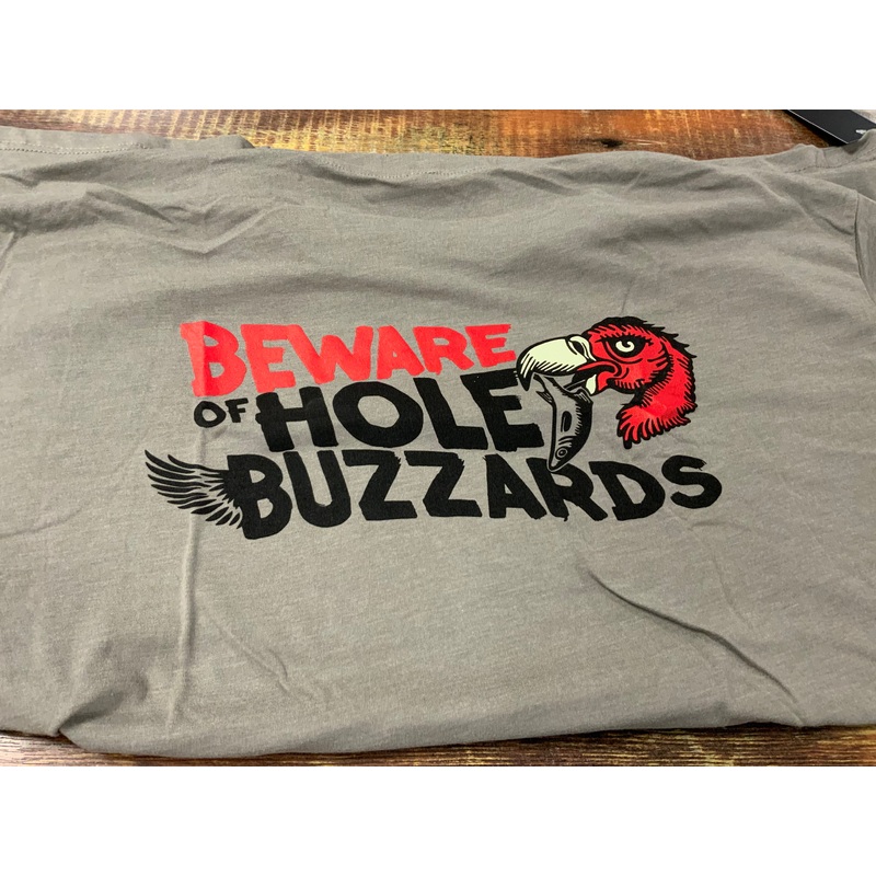 HOLE BUZZARD TEE MEDIUM STONE GREY