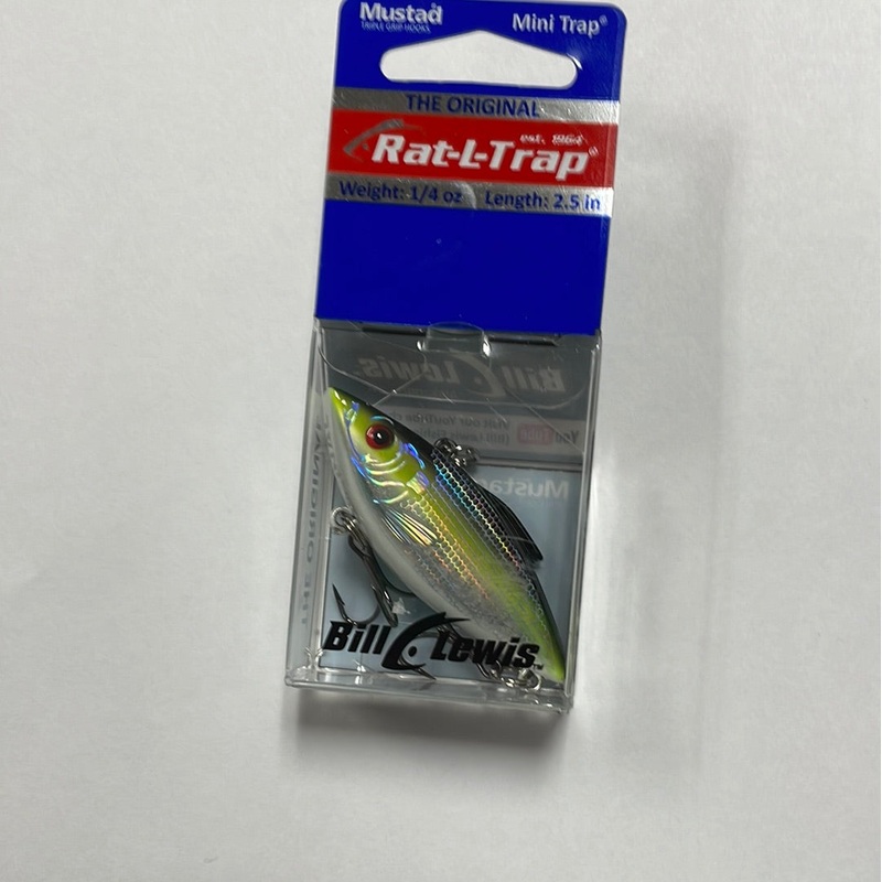 Mustad Rat-L-Trap Mini Trap 1/4 oz 2.5 Liv-N-Chrome