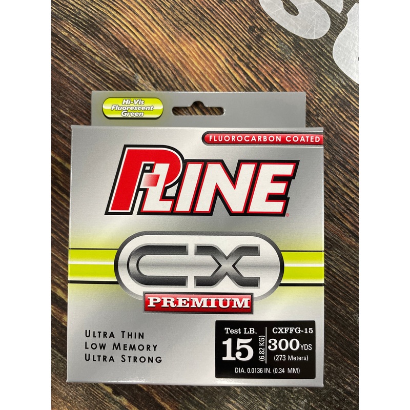 P LINE CX Premium FC Filler 15lb. 300yd Green
