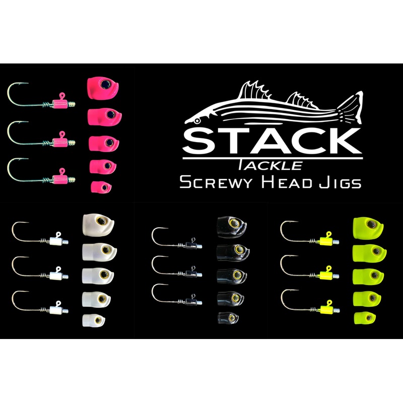 Stack Tackle Screwy Head Jigs