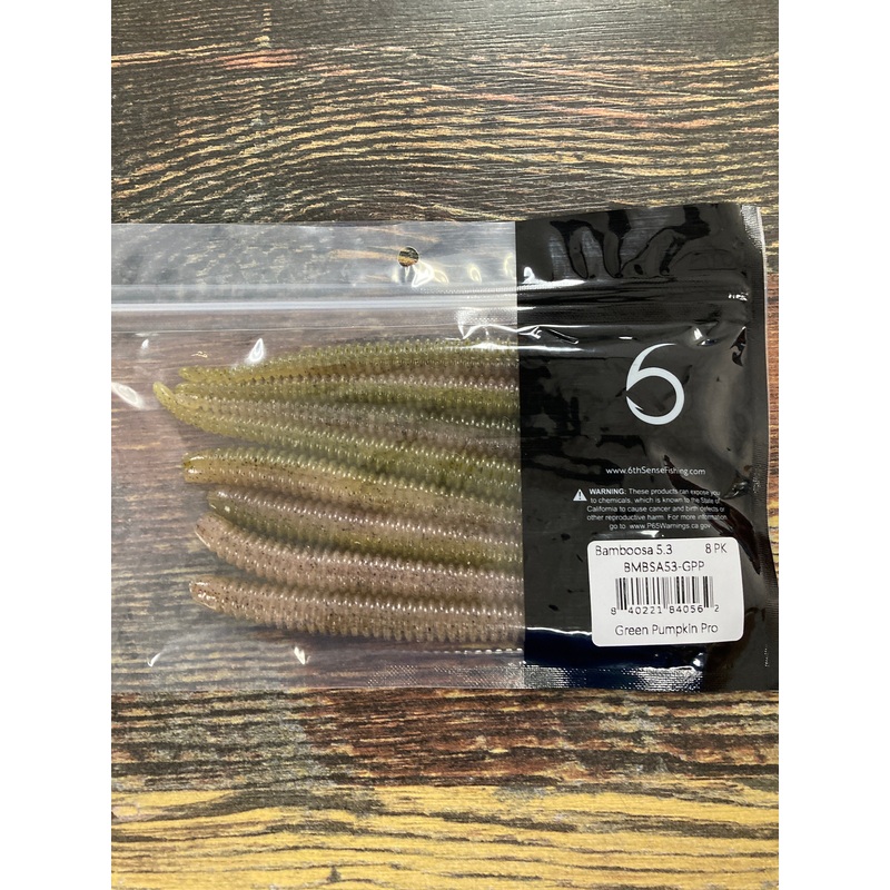 6th Sense Bamboosa 5.3″ Green Pumpkin Pro