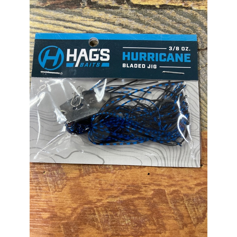 Hags Baits Hurricane 3/8 oz. Black/Blue