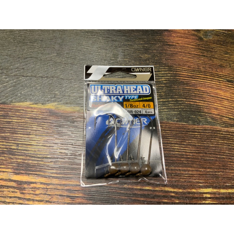 Owner Ultrahead Shakey Head 1/8 oz. 4/0