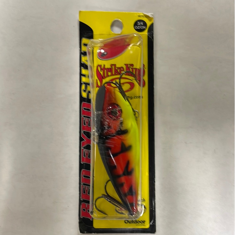 Strike King Red Eyed Shad 3/4 oz. Green Tomato