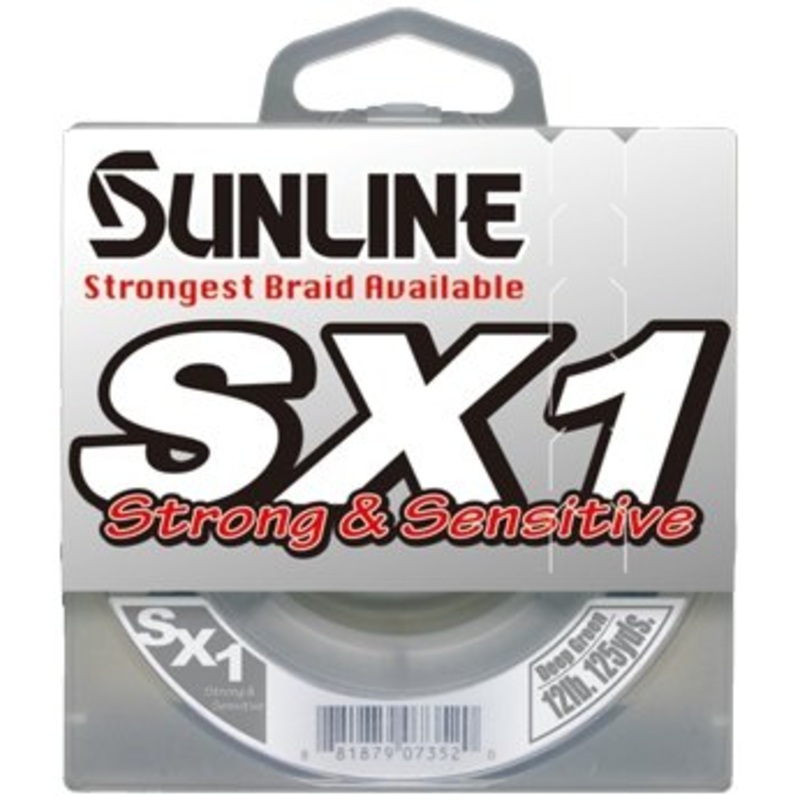 Sunline SX1 Hi-Vis Yellow Braided Fishing Line