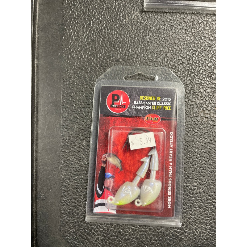 V&M Pace Maker Swim Bair Head 1oz Threadfin Shad