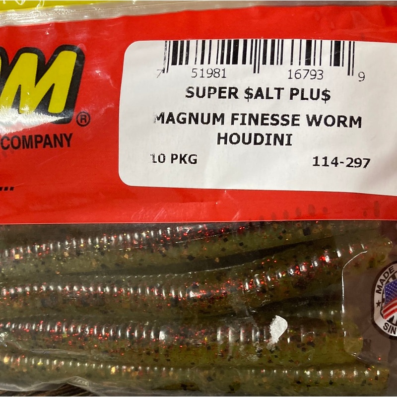 Zoom Mag Finesse Worm – Houdini