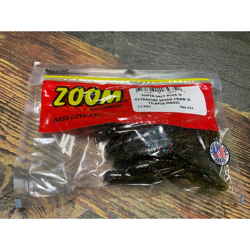 Zoom U-V Speed Craw – Tilapia Magic