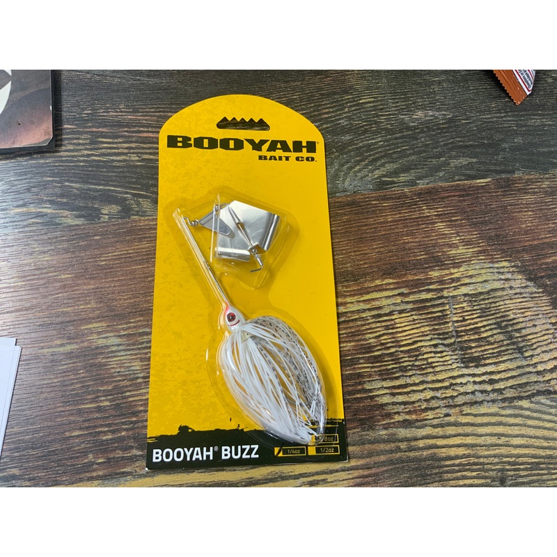 BOOYAH  Buzz Bait 1/4 oz. Pearl White